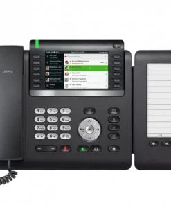 OpenScape_Desk_Phone_CP700X_front_view_with_Keymodul